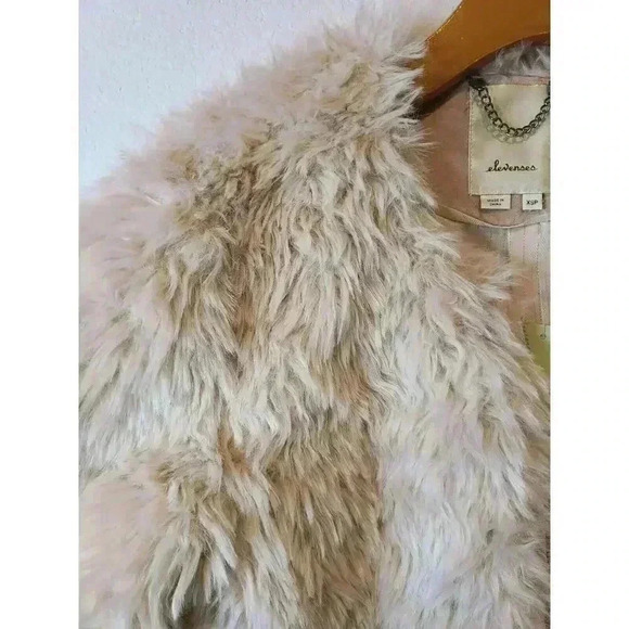 VTG Anthropologie Elevenses NWT fauxfur cropped jacket *EXCELLENT $178 Retro 70s - Picture 5 of 15